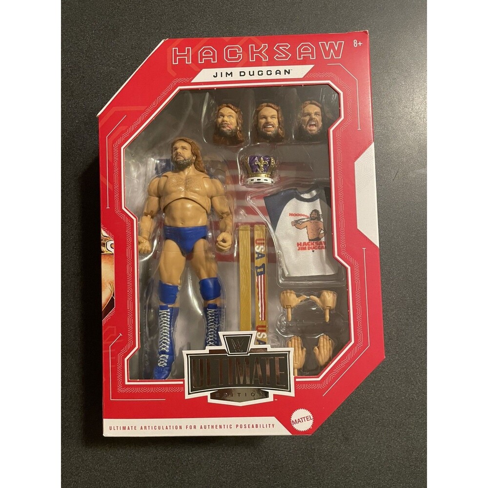 WWE Ultimate Edition "Hacksaw" Jim Duggan Legends Mattel *New* In-hand!